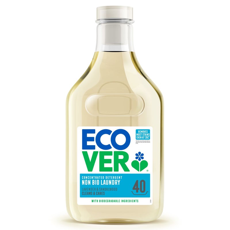 ecover Laundry Liquid Non-Bio Lavender and Sandalwood Scent Concentrated - 1.43 Litre - Image 1